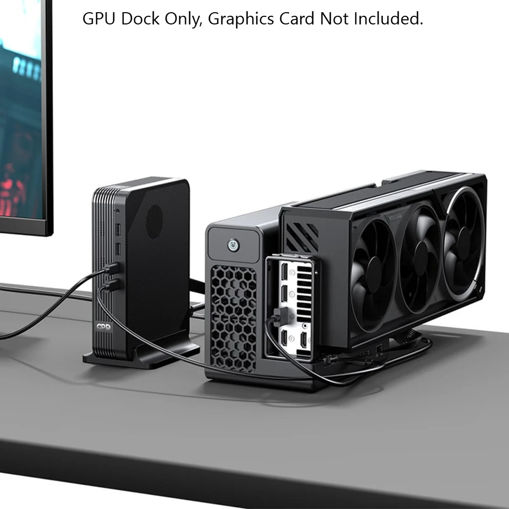 For GPD G2 Thunderbolt 5 GPU Dock MCIO+USB4 256Gbps Full‑Symmetric Bandwidth Lossless Transmission for Valorant CS2 Overwatch