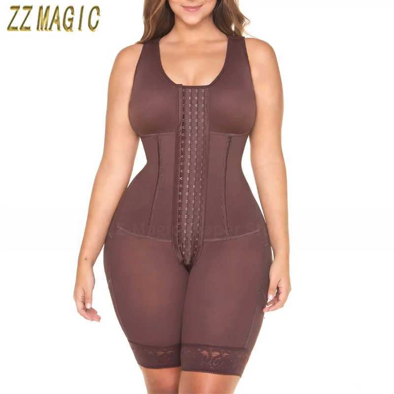 

Fajas Colombianas Girdles Shapers Hourglass Figure Post Surgical Underwear Women Corset Slimming Full Body Compression Shapewear