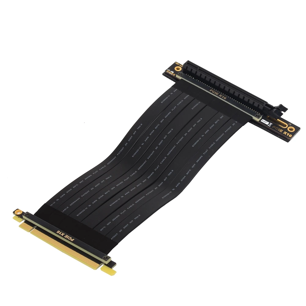 PCI-e 3.0 16x Card Đồ Họa Cao Cấp Cáp Nối Dài PCIE X16 Nữ Ngược 90 Độ Theo Chiều Dọc Ổ Cắm GPU Riser Kết Nối dây Cáp