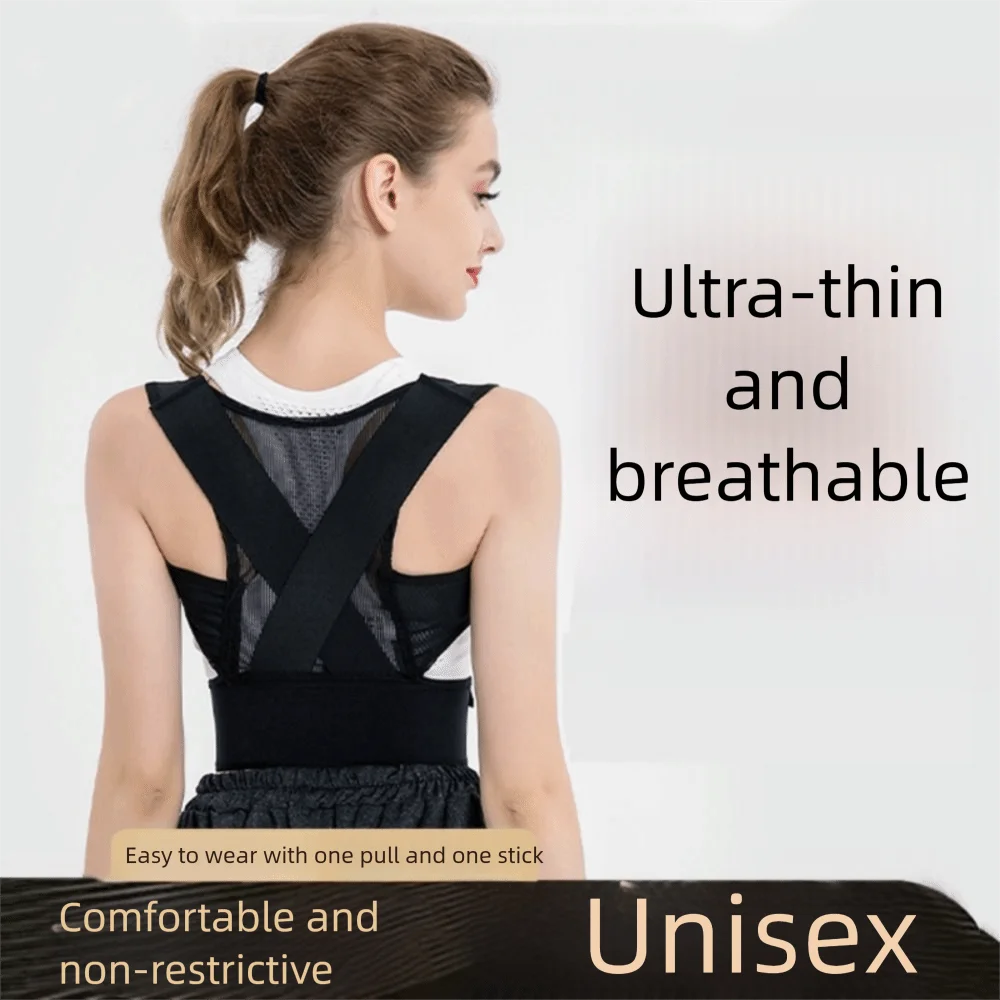 With Straps Anti Hunchback Posture Corrector Invisible Design Bent Waist Hunchback Corrector Spinal Sitting Chest Forward Tilt