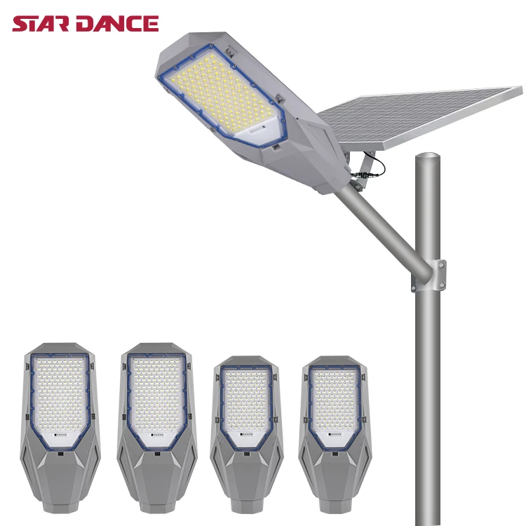 Star Dance 2 Years Warranty Outdoor Wall Mounted Street Light Waterproof Ip65 100W Led Solar Street Light
