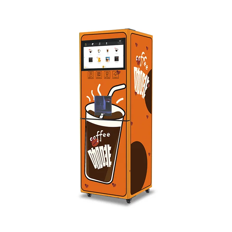 24-Hour self-service cabinet instant coffee drink vending machine