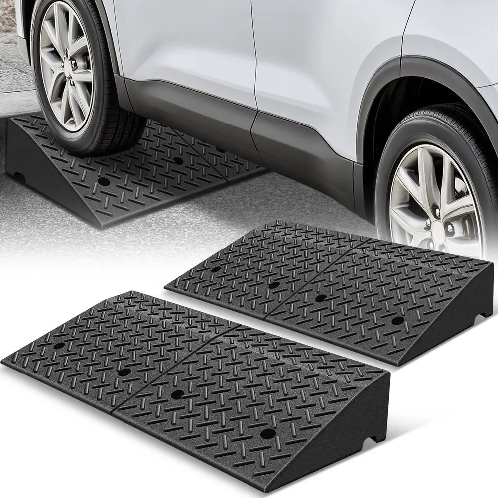 

Защита для бордюра, 7 дюймов, для подъездных дорог, грузоподъемность 4410 фунтов, подходит для автомобилей и пешеходов, 2 шт.