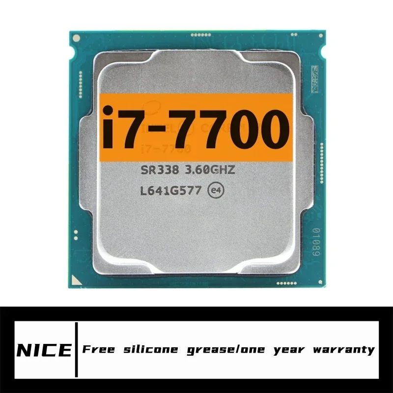 Core i i7-7700   i7 7700 3.6 GHz Quad-Core Eight-Thread CPU Processor 8M 65W LGA 1151