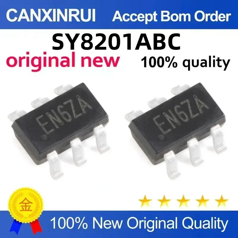 (5-100 pieces)New SY8201AB silk screen EN SOT-23-6 synchronous buck DC-DC regulator chip IC
