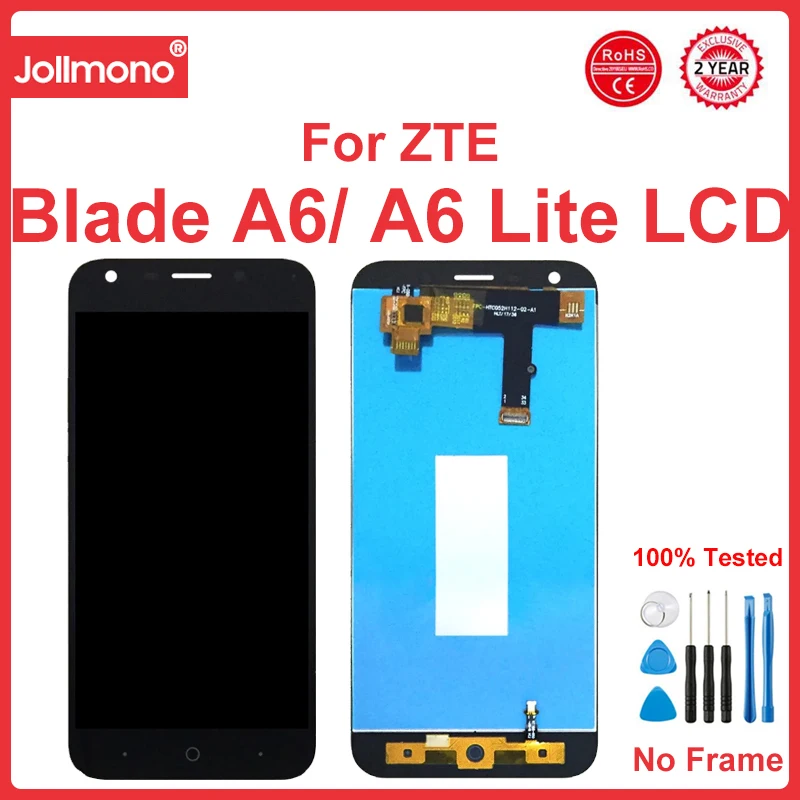 For ZTE Blade A6 Lite A0620 LCD Display and Touch Screen Digitizer Assembly For LCD Display ZTE A6