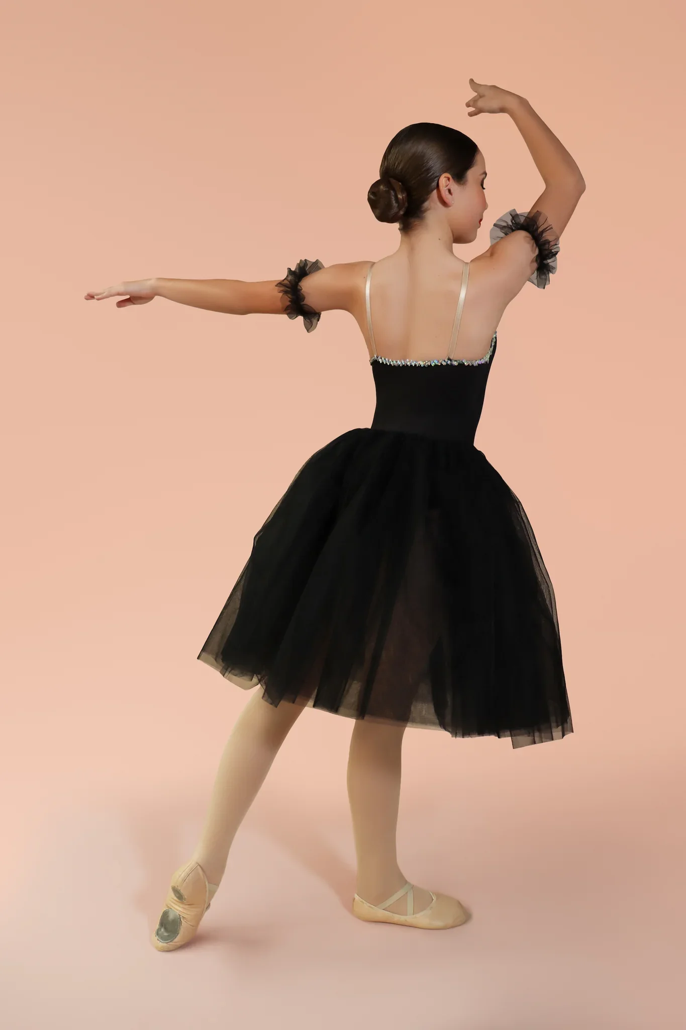 تخصيص الباليه تنورة طويلة تنورة الشاش لون مخصص