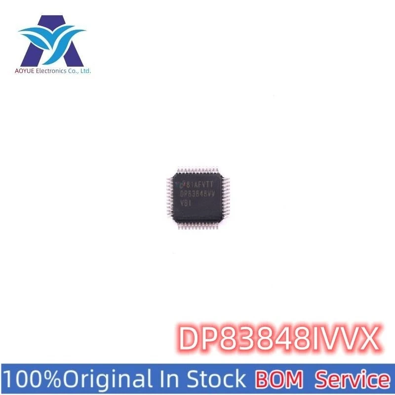 

5 шт./партия, новые оригинальные зеркальные микросхемы DP83848IVVX DP83848VV