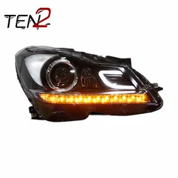 Fits Benz W204 Headlight Assembly 2011-2013 C200 C260 Xenon Headlamp Auto Accessories