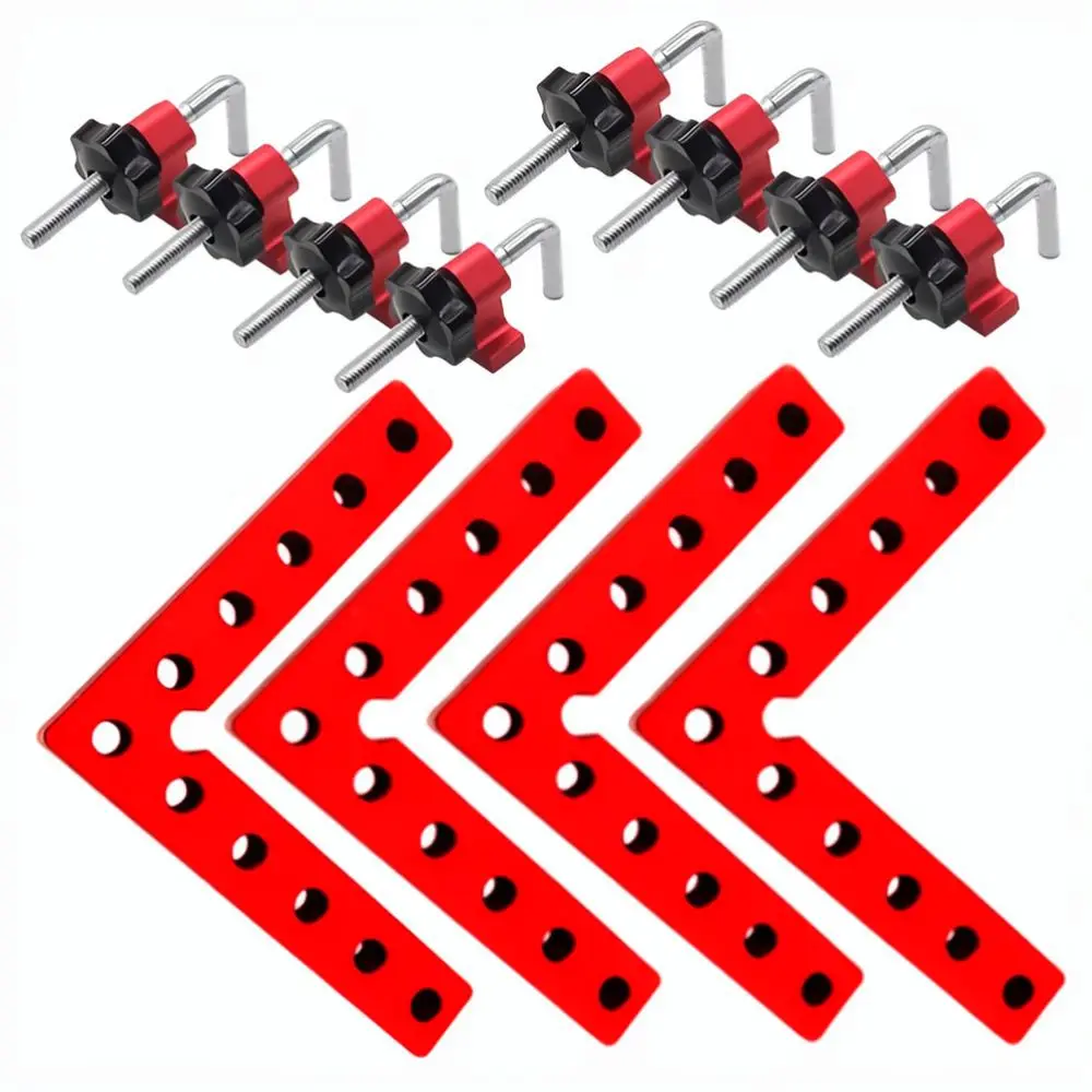 High Strength Aluminum Corner Clamp For Temu Woodworking 90 Degree Square Positioning Tool Cabinet Assembly Hardware