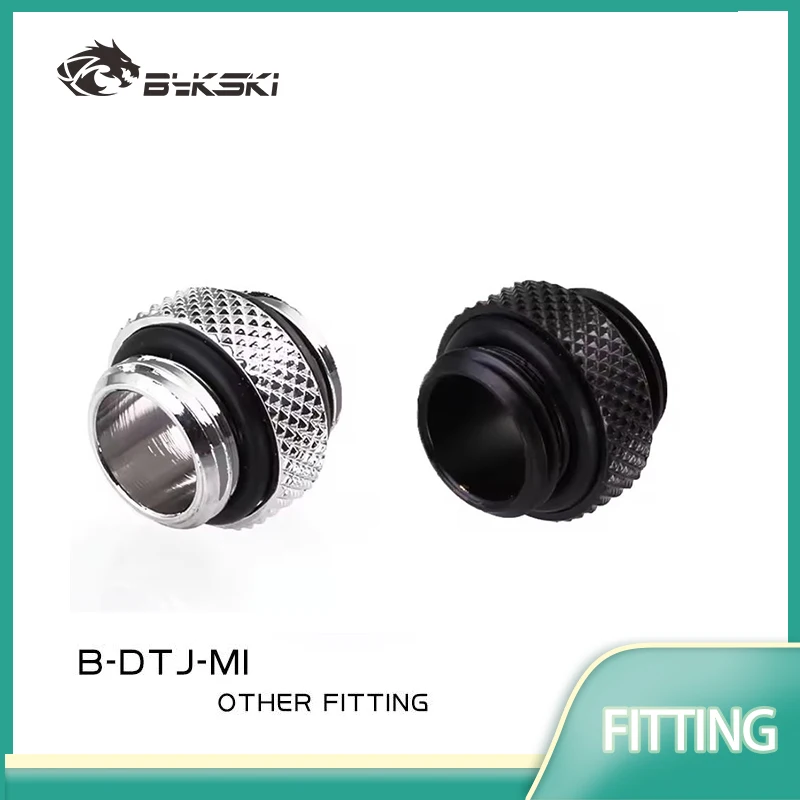 

Bykski G1/4'' Mini Dual External Thread Connection Double Male Adapter Computer Cooling Accessories Fittings Black Gold B-DTJ-MI