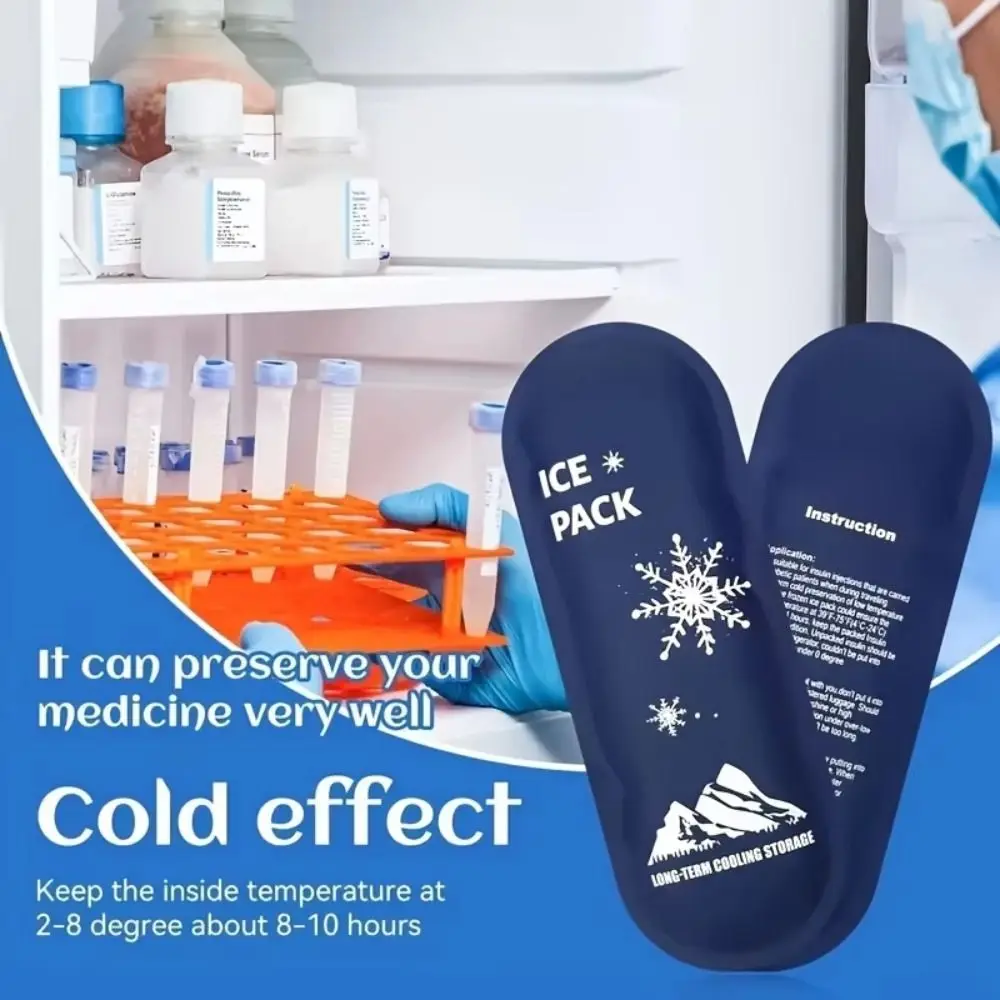 

1/2pcs Reusable Diabetic Insulin Cooling Bag Lightweight Multifunctional Cold Gel Cooler Insulation Portable Cooling Ice Bags