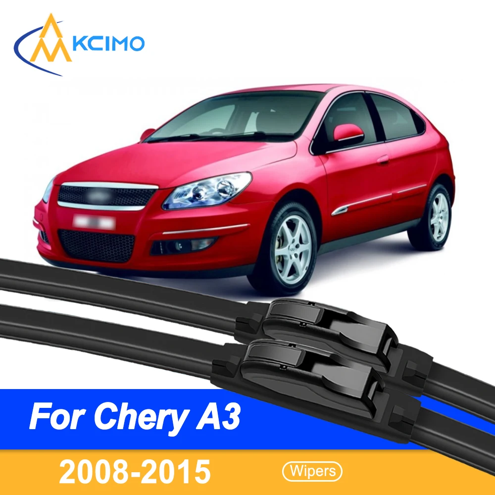 

For Chery A3 2008-2015 Silicone Car Wiper Blades - All Weather Silent Wiper Blades, Quick Release Clip