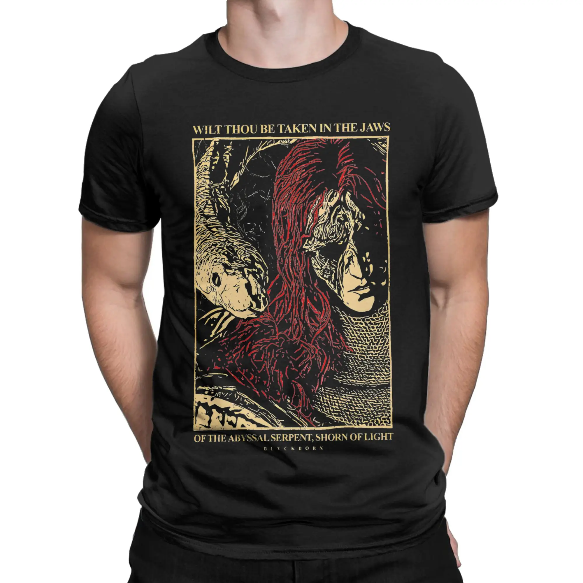 Camiseta Eldened Ringed Messmer Game para hombre y mujer, camisetas impresionantes de algodón puro, camiseta de manga corta con cuello redondo, camisetas únicas