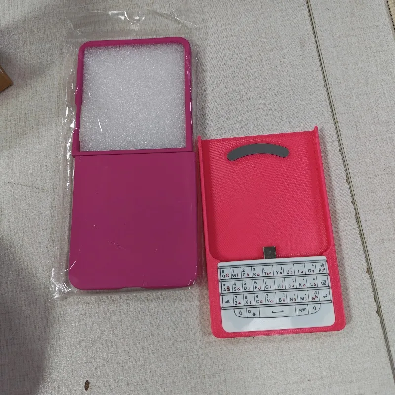 For Huawei Pura X Full Keyboard Phone Case for Samsung Zflip5 /zflip6 /custom Model Wireless Bluetooth Ergonomics Double Ty