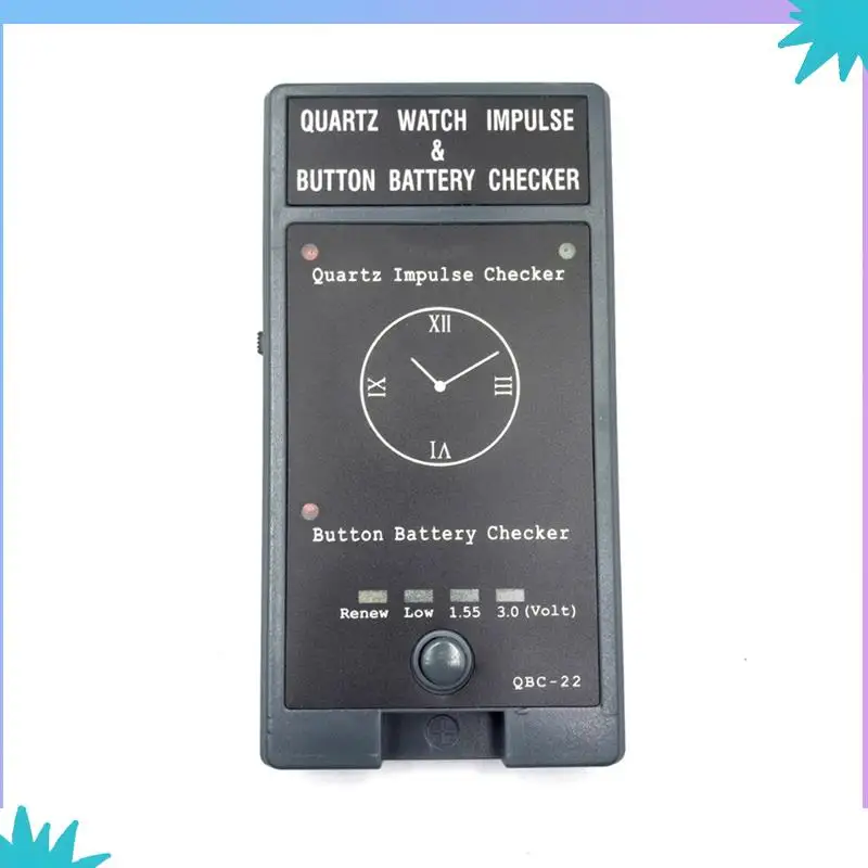Tester mechanizmów kwarcowych ABZW z pulsacyjnym wyjściem, sprawdzanie poziomu napięcia baterii guzikowej dla zegarmistrzów.