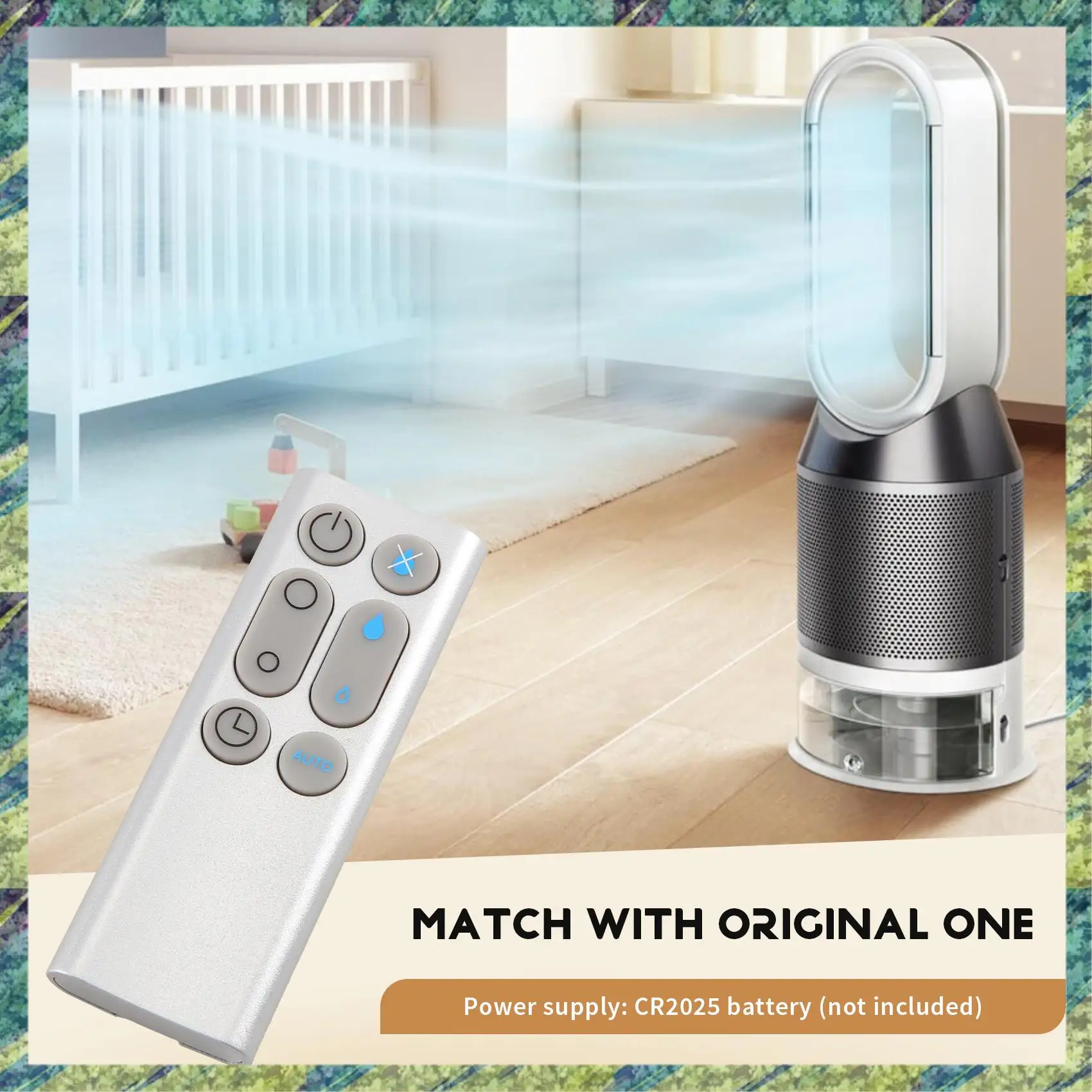 

Nana Replacement Remote Control For Dyson AM10 Humidifier Fan Air Purifier Fan