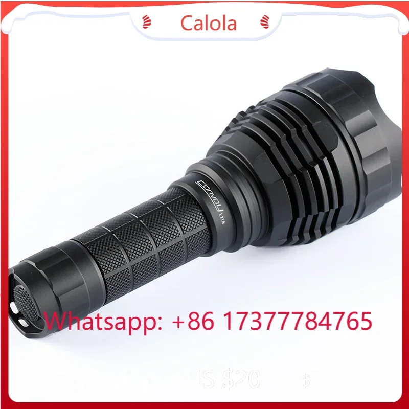 High Power Tactical Flashlight KW CULPM1.TG 8A 2300LM 1190M Long Range LED Torch for Hunting Camping Outdoor