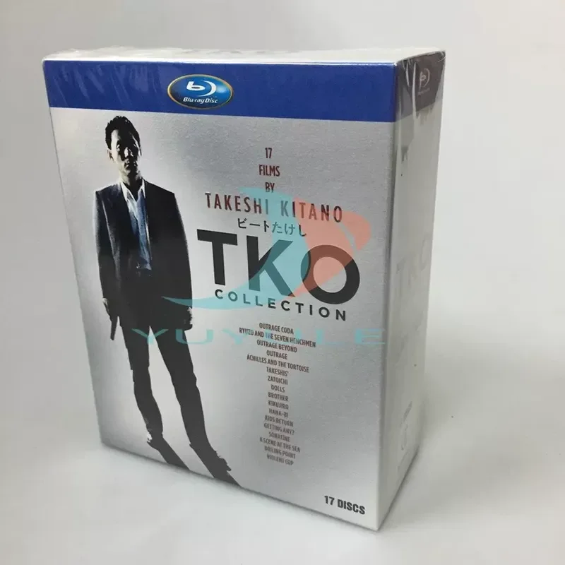 BD Blu-ray High Definition Film Japanese Aesthetic Master Takeshi Kitano Portfolio 10 Disc Box