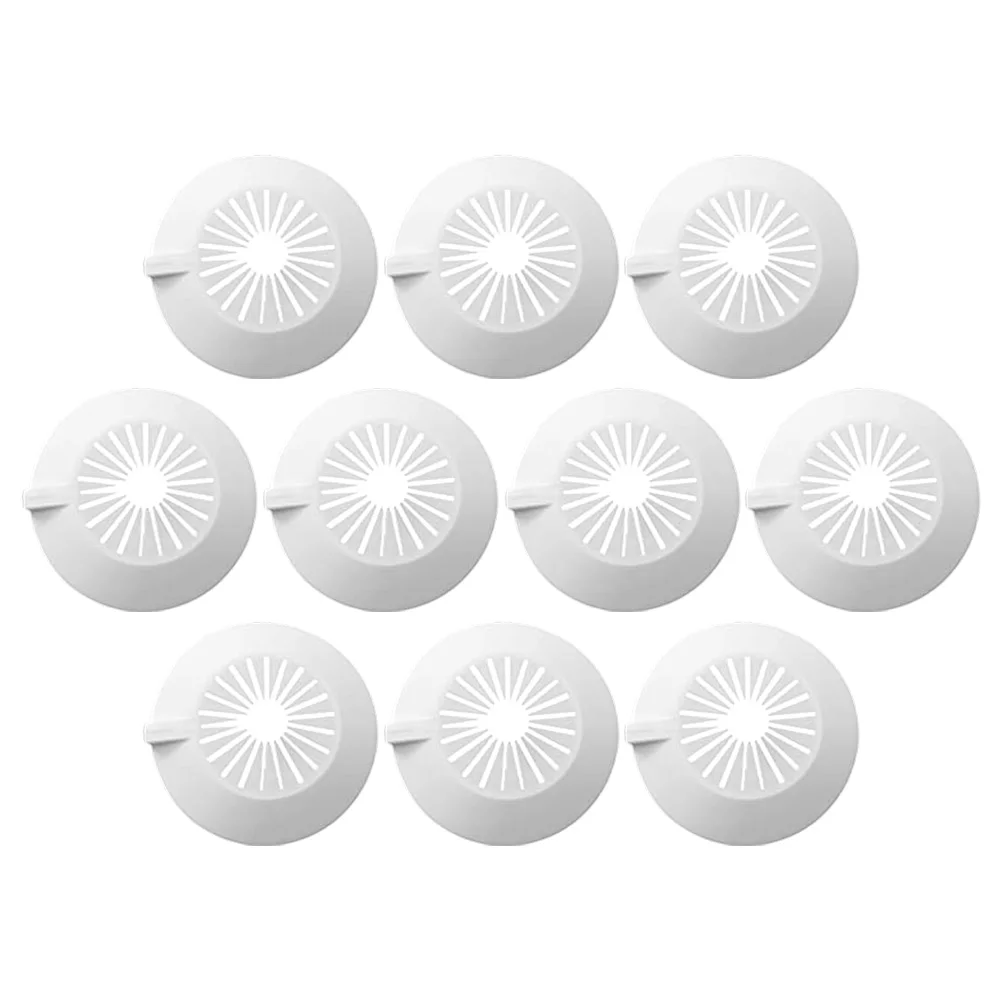 10PCS Radiator Tube Covers For 15-29mm PVC Water Pipes White PP Plastic Snap-on Pipe Decorative Covers For Heating