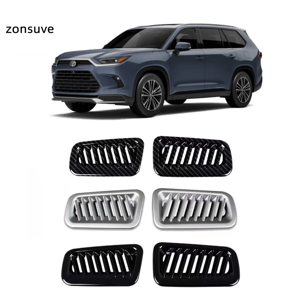 

For Toyota Grand Highlander 2024-2026 Front Upper A/C Air Vent Trim Body Kit Accessory