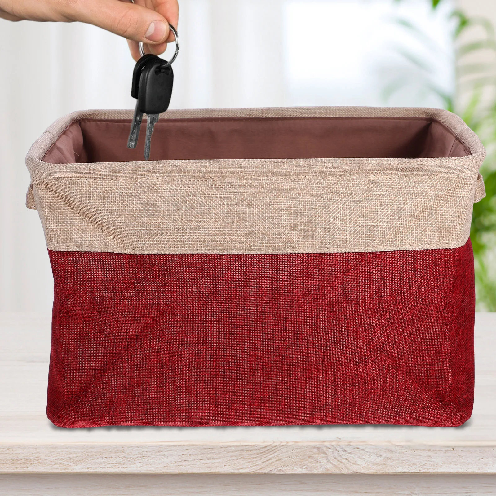 

Foldable Storage Bin Large Capacity With Handles Clothes Organizer For Closet Bedroom Quilts Sundries Fabric Storage Container