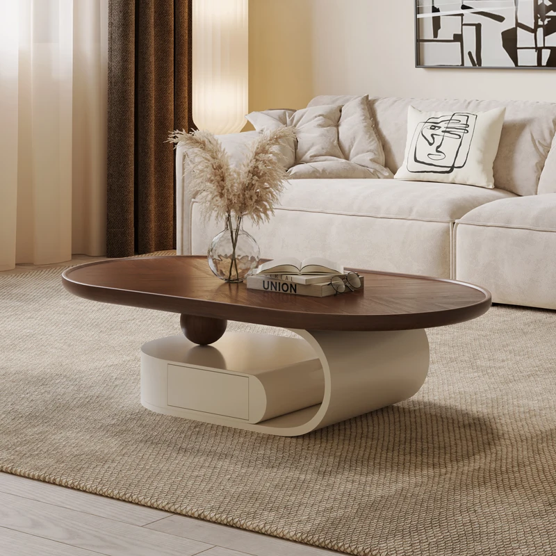 Bedroom Luxury Coffee Table Storage Hardcover Unique Living Room Coffee Table Nordic Tea Floor Mesa Centro Salon Furniture