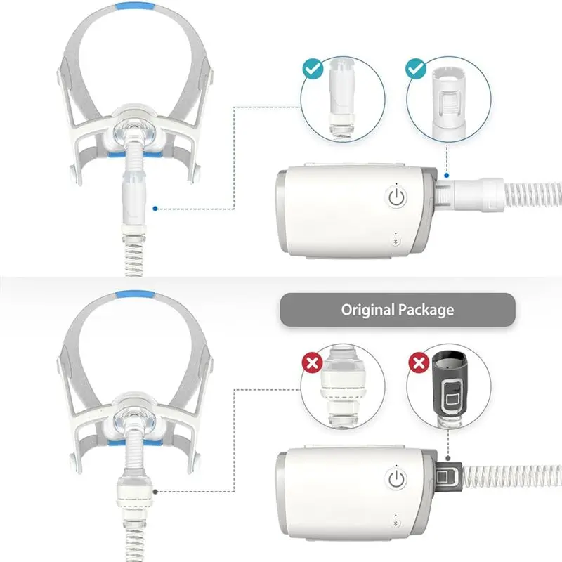 Aug. Adapters For Airmini Machine Air Mini CPAP Accessories Hose Line Adaptor Air Mini Accessory Hose Adapter
