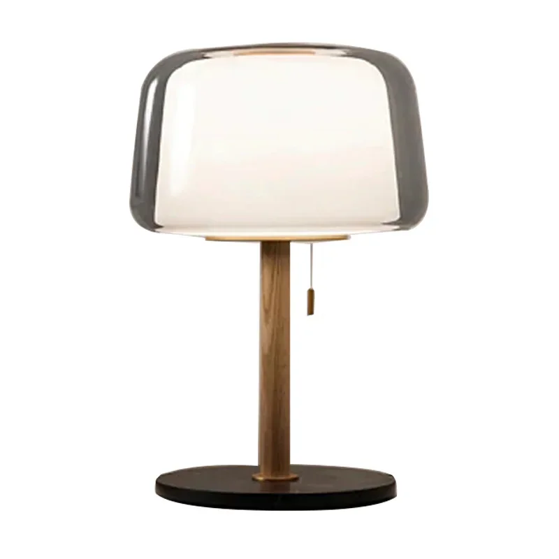 Imagem -06 - Simples Moderna Cabeceira Table Lamp Luz Nórdica Luxo Decorativo Quarto Estudo Sala de Estar Criativo Home Glass Desk Lamp