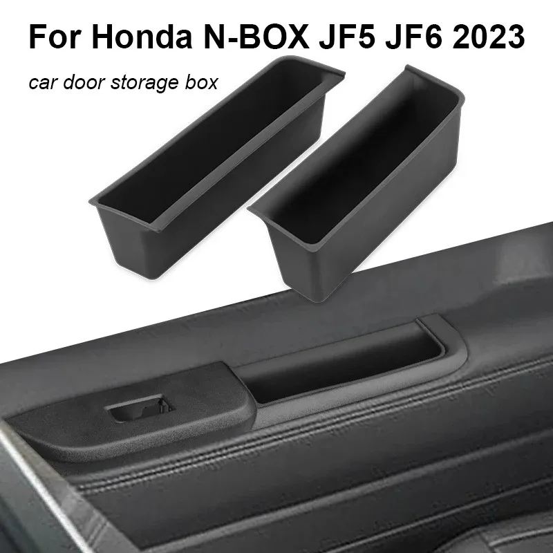 

For Honda N-BOX JF5 JF6 Center Console Storage Box Copilot Storage Pad Door Handle Storage Box Tray Car Interior Accessories