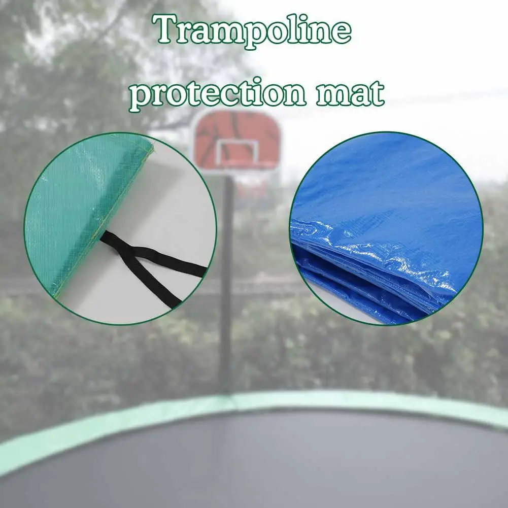 6/8/10-foot Trampoline Safety Pad Protective Cover Sponge Spring Pad Anti-collision Enclosure Waterproof Trampoline Accessories