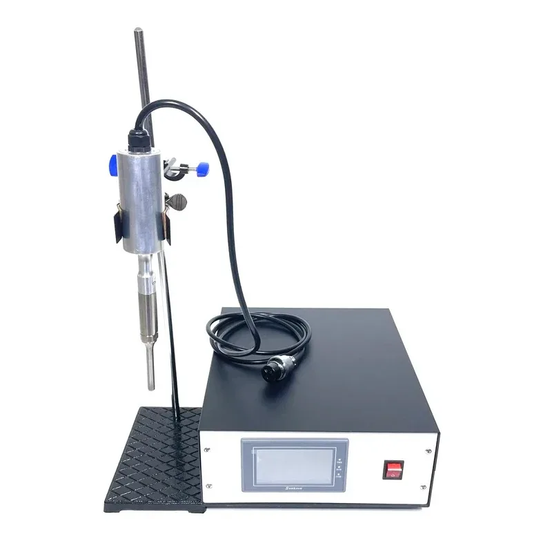 20KHz 100W Portable Semi-automatic Ultrasonic Homogenizer for Milk Dairy Emulsification & Mixing