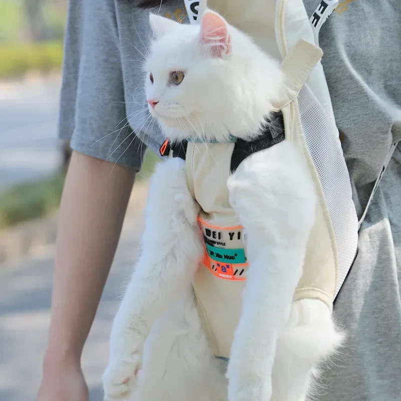 Pet Dog Backpack Cat Carrier Outdoor Travel Breathable Portable Carrier Bag Chest Backpacks Puppy Cat Handbag Pets Supplies