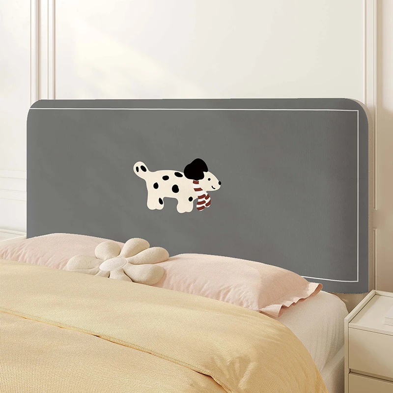 Elegant Simple Soft Cover Bedside Protector Universal Elastic Dustproof Cover Upgraded Version of the Basic Bedhead Cover