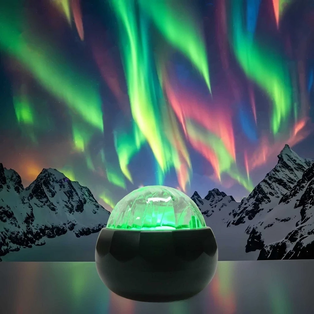 USB Aurora светодиодная звездная потолочная проекционная лампа с автоматическим вращением, синхронизация музыки, декор для сцены, ночник с дистанционным управлением, светильник для домашнего кинотеатра