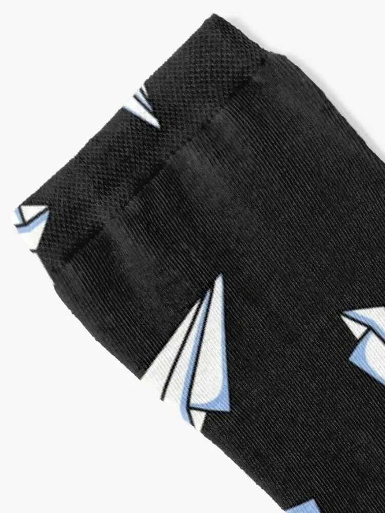 Paper Plane Socks winter thermal New year's bright garter Mens Socks Women's