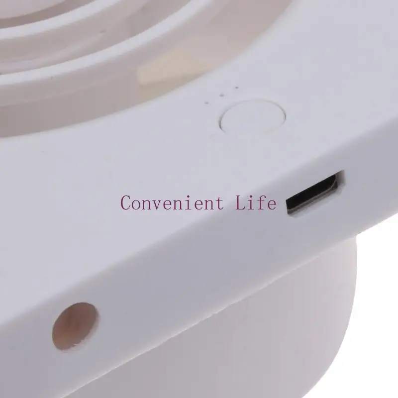 L1EE مروحة العادم النازع مروحة التهوية المطبخ جدار نافذة المشجعين مروحة مضمنة السقف المحمولة DC5V منخفضة الضوضاء