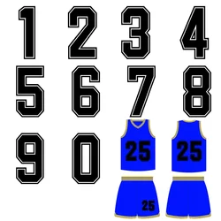 Customized numbers for jerseys Athletic Wear dtf transfers ready to press Heat Transfer Printing iron on transfer for clothing