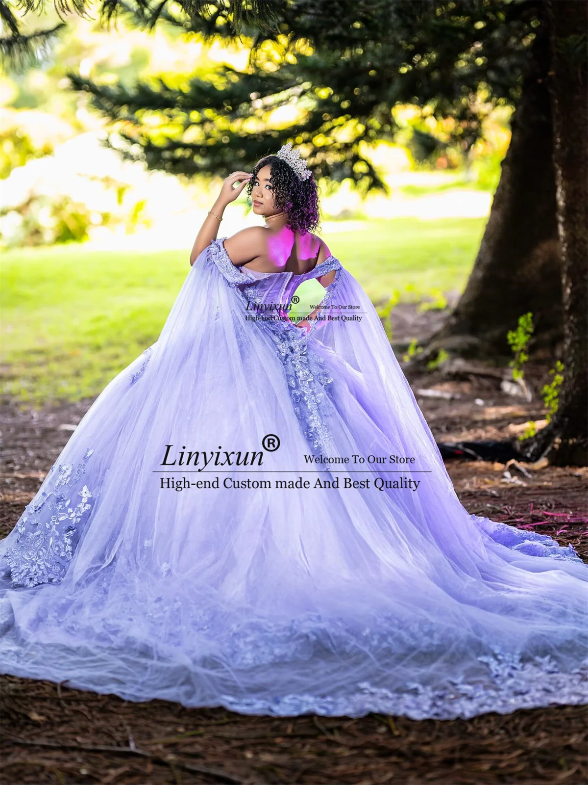 

Бальное платье принцессы Quinceanera Платья с аппликациями Кружевное платье Sweet 16, 3D-платье с открытыми плечами по индивидуальному заказу Vestido De 15 VX Años