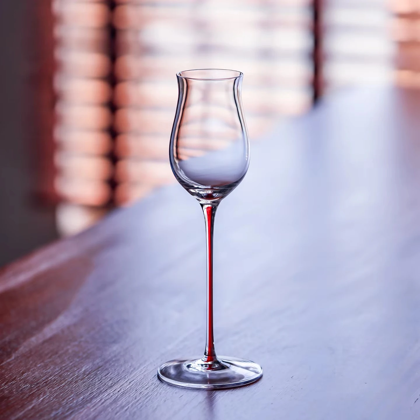 Handmade Crystal Glass Whiskey Smell Tasting Glass Tasting Sweet Wine Red Rod Flared Wine