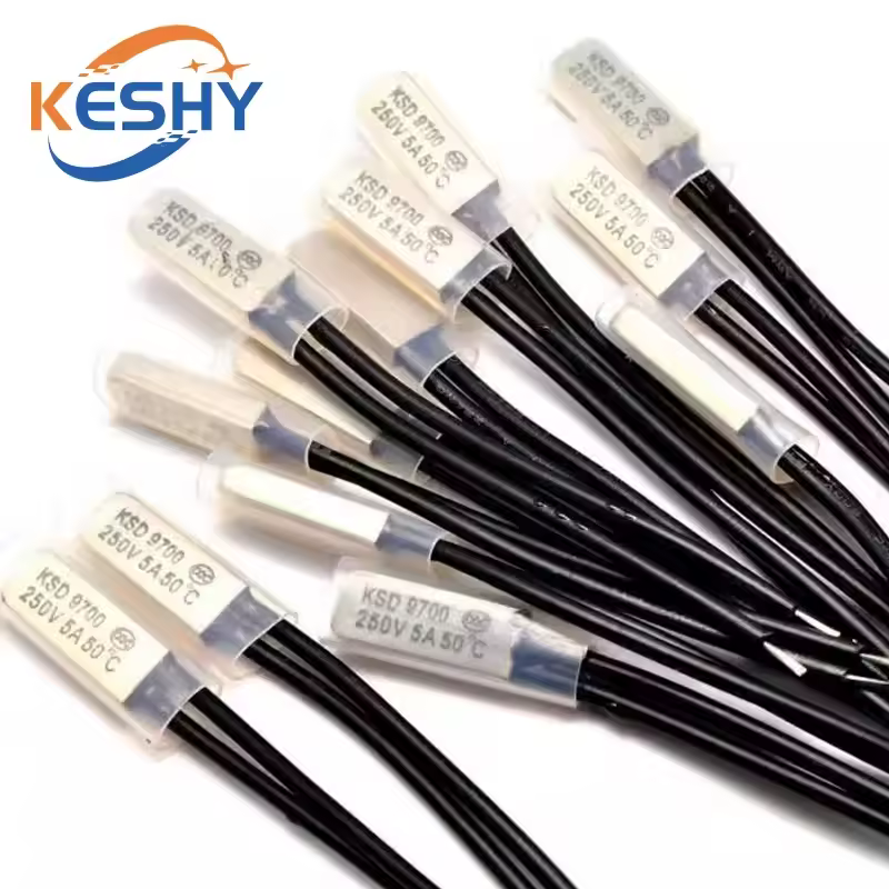 1-10PCS KSD9700 Temperature Control Switch Temperature Switch Thermal Protector 5A Metal Normally Open Normally Closed KSD9700 - Image 2