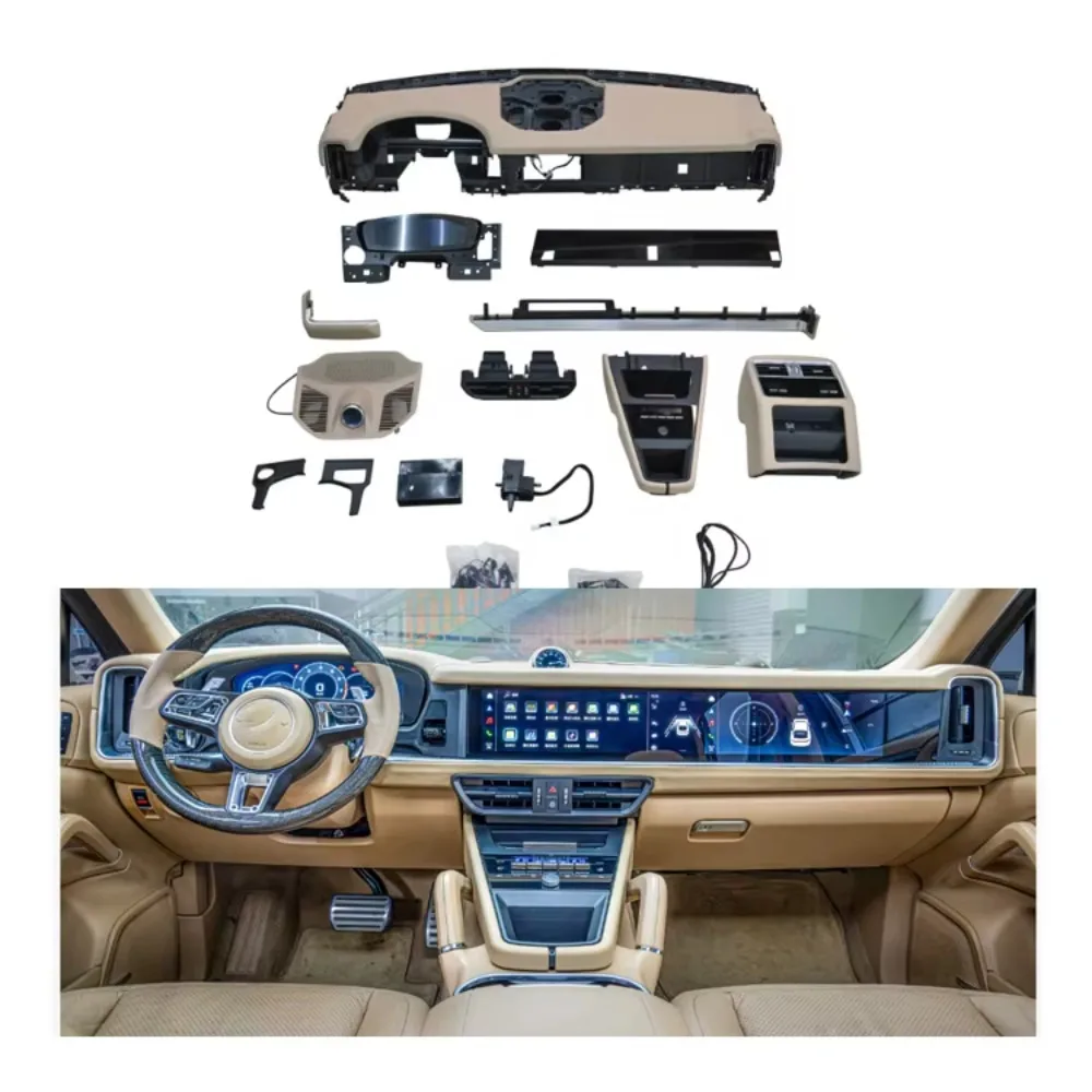 High Quality Upgrade 9Y0.2 Central Control Dashboard Screen Control Panel air Conditioning Vents for 958 958.1 958.2