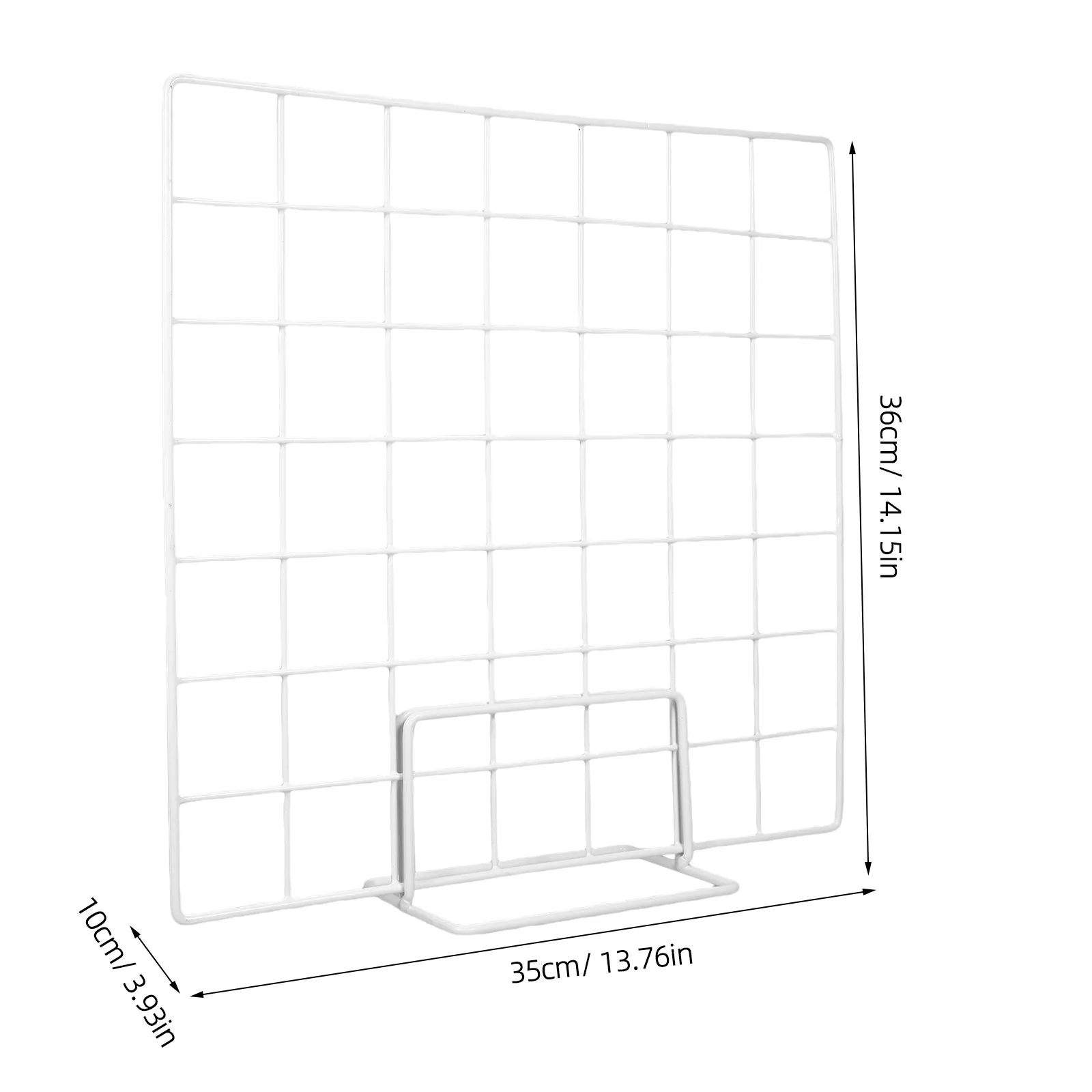 Grid Display Rack Metal Wire Panel for Jewelry Photo Hanging Art Display Retail Craft Shows Shop Stand Desktop Storage Organizer