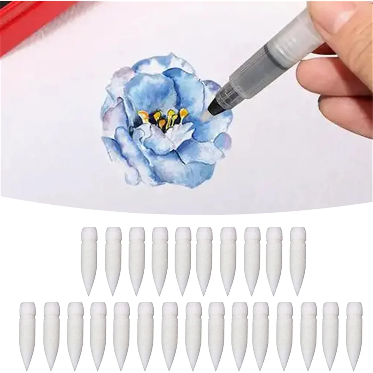ABGV Paint Marker Replacement Tips- Acrylic Pen Heads Wear Refill Accessories for Drawing, Hand Lettering
