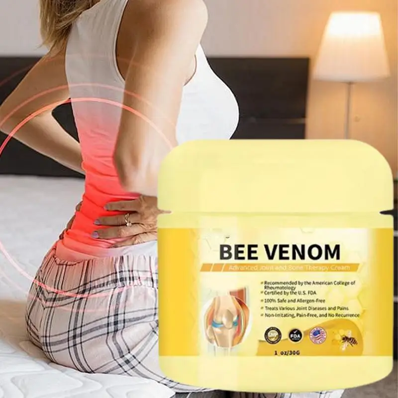 Bee Venoms Joint Care Cream Joint Bone Relief Cream Joint Muscle Bone Cream Fast Acting Whole Body Rub For Hand Feet Joints Knee