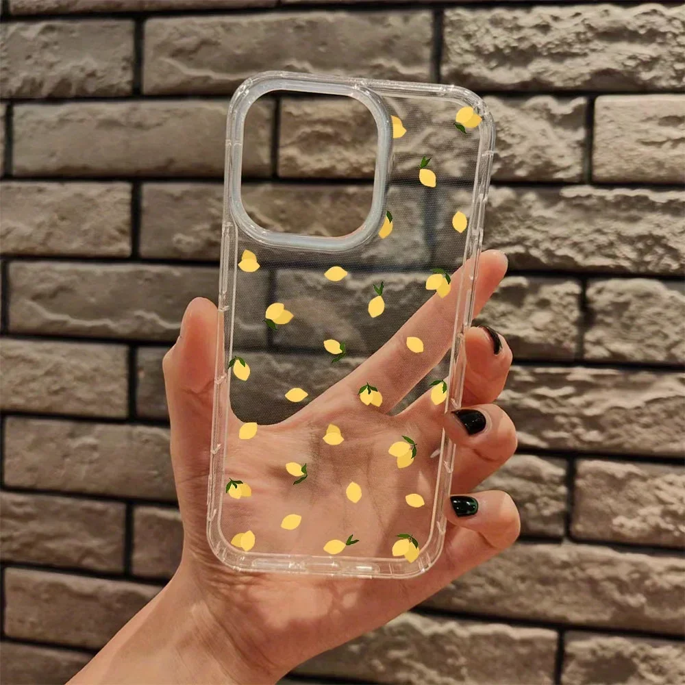 Cute Lemon Clear Ca… - image