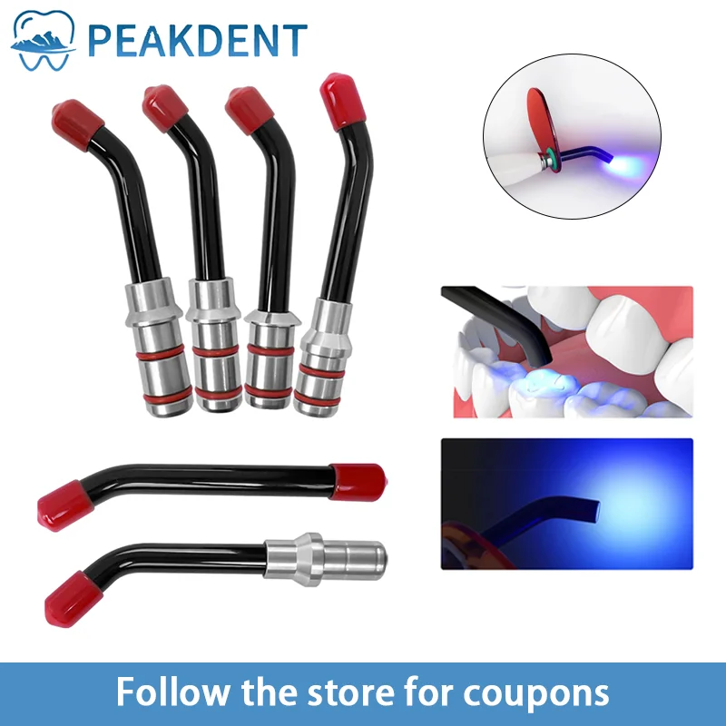 

Universal Use 1Pc Dental LED Curing Light Guide Tips For Dental Cure Lamp Optical Fiber Rod Tips Teeth Whitening Dental Tool