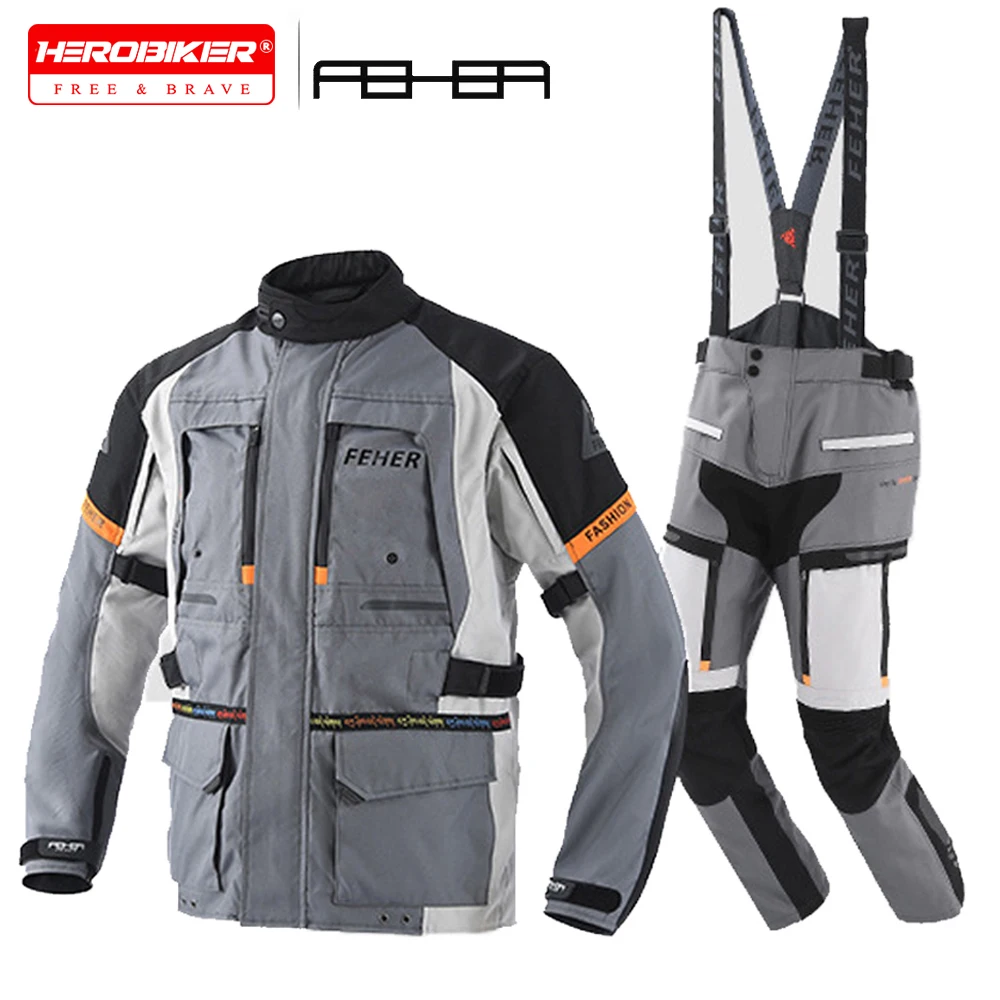 

Motorbike Jacket Rally Suit Off-Road Riding Moto Windproof Jacket Mountain Fall Protection Kit Anti-fall CE Protective Gear