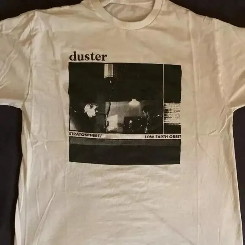 Duster Band White T shirt Cotton Full Size Reprint NI1326
