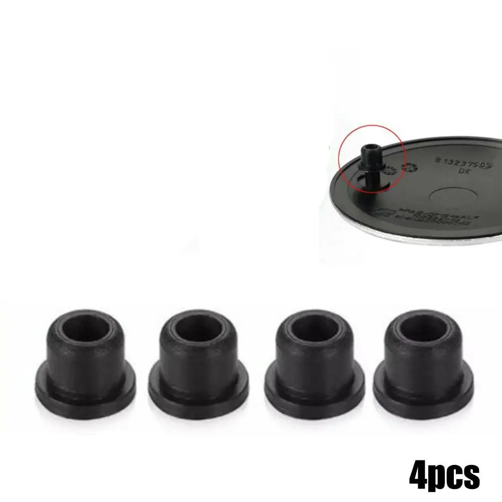 4PCS Bonnet Badge Grommets Roundel Emblem For BMW 3 5 6 7 Series E36 E38 E85 E86 82mm Badge Sealing Cover Hole Plug